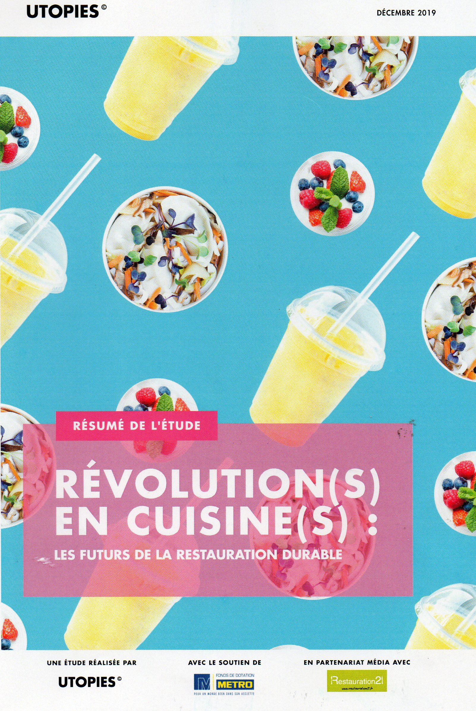 Révolution s en cuisine s Lagence UTOPIES dévoile les futurs de la